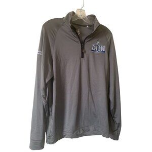 Cbuk Super Bowl Liii Official Event Quarter Zip Athletic Performance Pullover